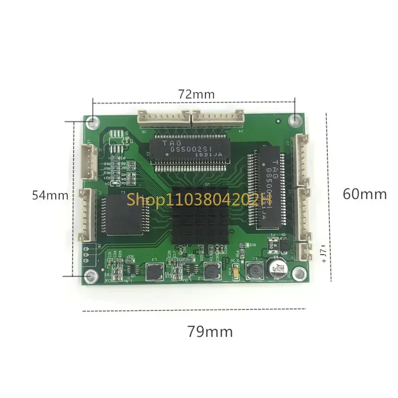 Industrial Ethernet Switch Module 5 Ports Unmanaged10/100/1000mbps  PCBA board OEM Auto-sensing Ports PCBA board OEM Motherboard