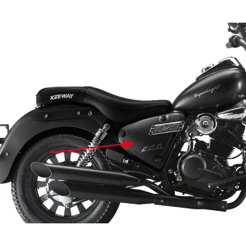 Imagen 2 del producto Piezas originales de motocicleta protectores izquierdo y derecho cubierta lateral cubierta protectora para Keeway Superlight 125 / 150 / 200