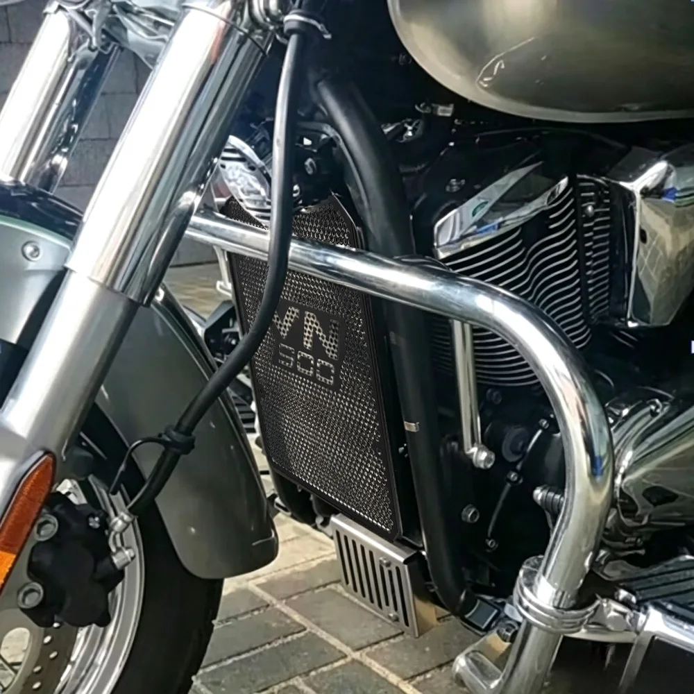 Mtorcycle Radiator Guard  Protection 2027 For Kawasaki Vulcan 900 Classic / Classic LT / Custom / VN900 B / D / C 2006- 2026
