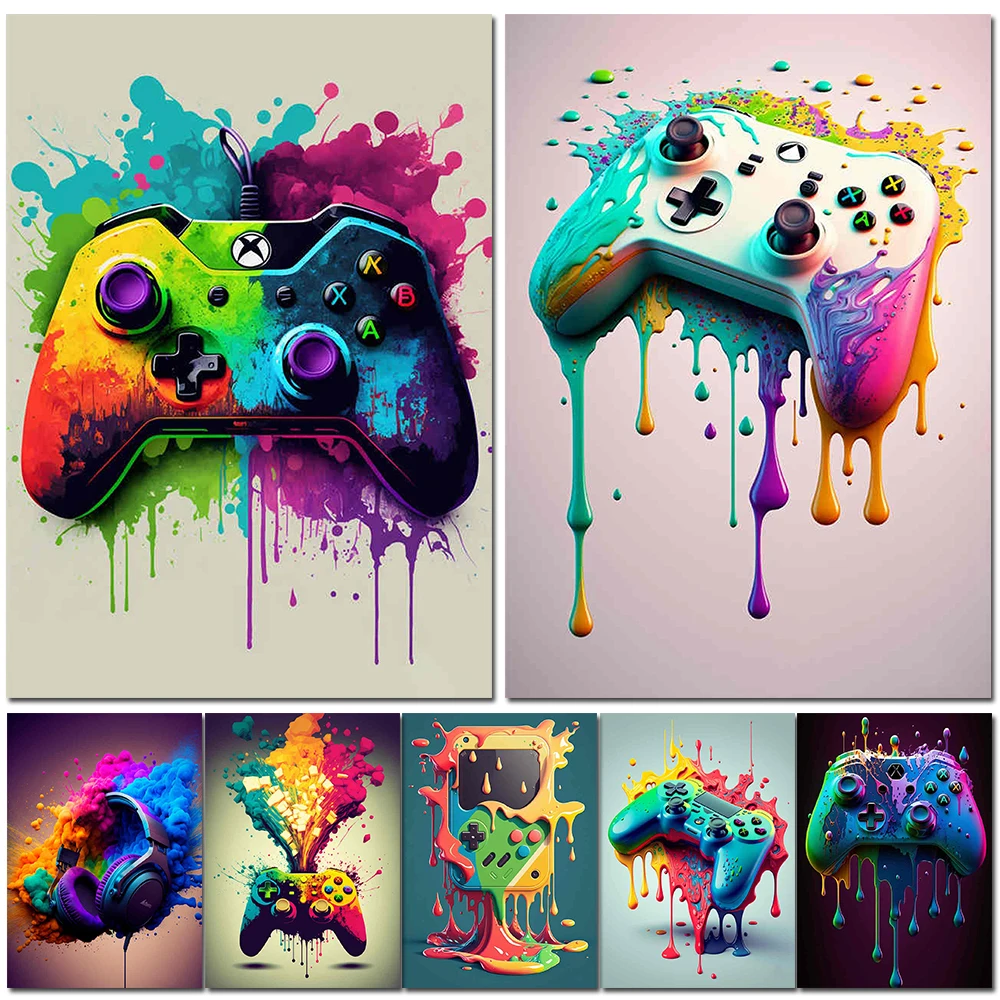 Controller Artwork: Der perfekte Blickfang für Gamer-Räume und kreative Wohnwelten