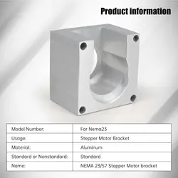 CNC NEMA 23 Stepper Motor Accessories Mounts Bracket Support Shelf Nema23 Stepping Motor for 57 Motor Bracket