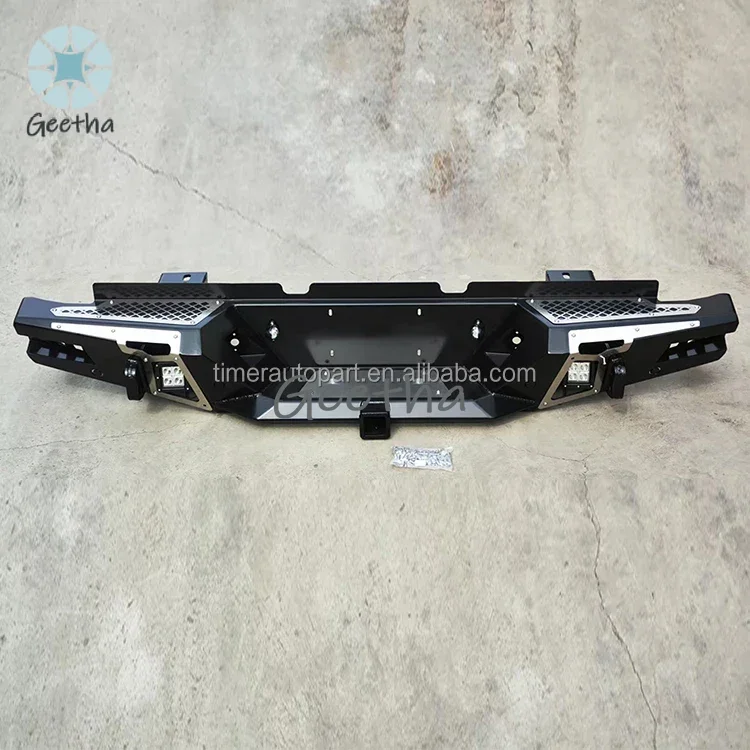 

FOR4x4 Off-road Steel Bumper For Isuzu D-MAX 2017-2022 Pickups Truck Rear Protection Hanger Frame With Tow Hook