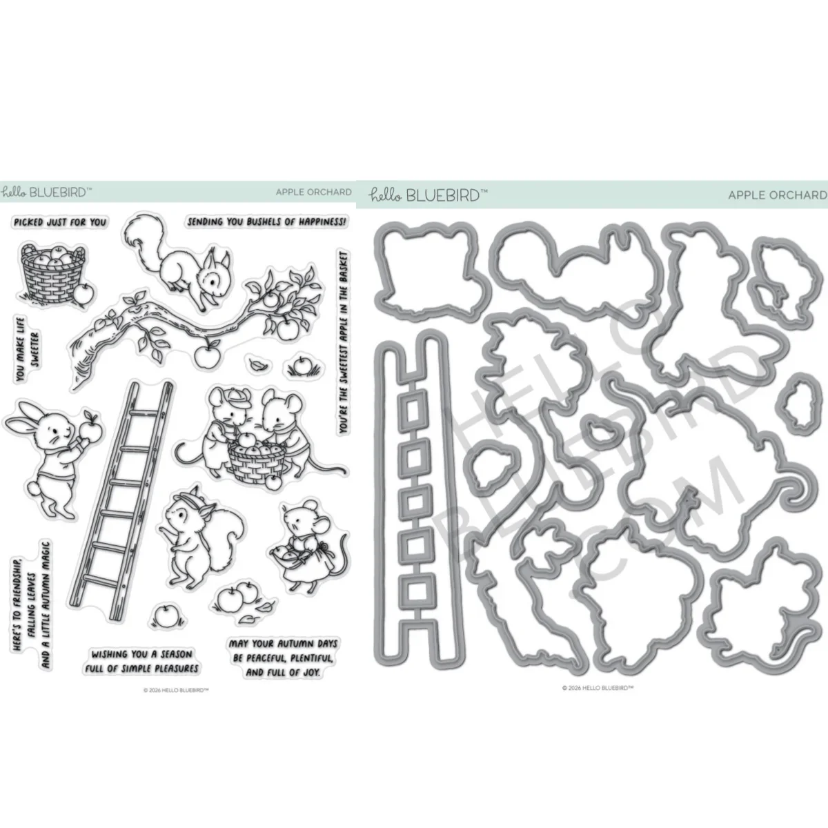September 2026 Autumn Halloween Apple Mouse Leaves Metal Cutting Dies Clear Stamps For DIY Making Card Scrapbook Embossed Paper