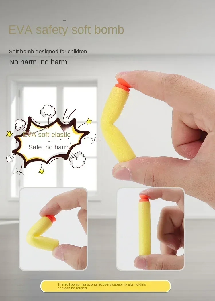 Soft Bullet Mini AK47 M4A1 Abschlagbare Spielzeugpistole Gewehr Shell Auswurf Spielzeugpistole Modell Kinder Weihnachtsgeschenke Spielzeug für Erwachsene – Detail 5