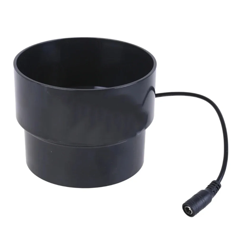 Stale Air Elimination 12V Exhaust Fan Ducted Fan 110 Cubic Meters Airflow 39 Decibels Noise Level ABS Material