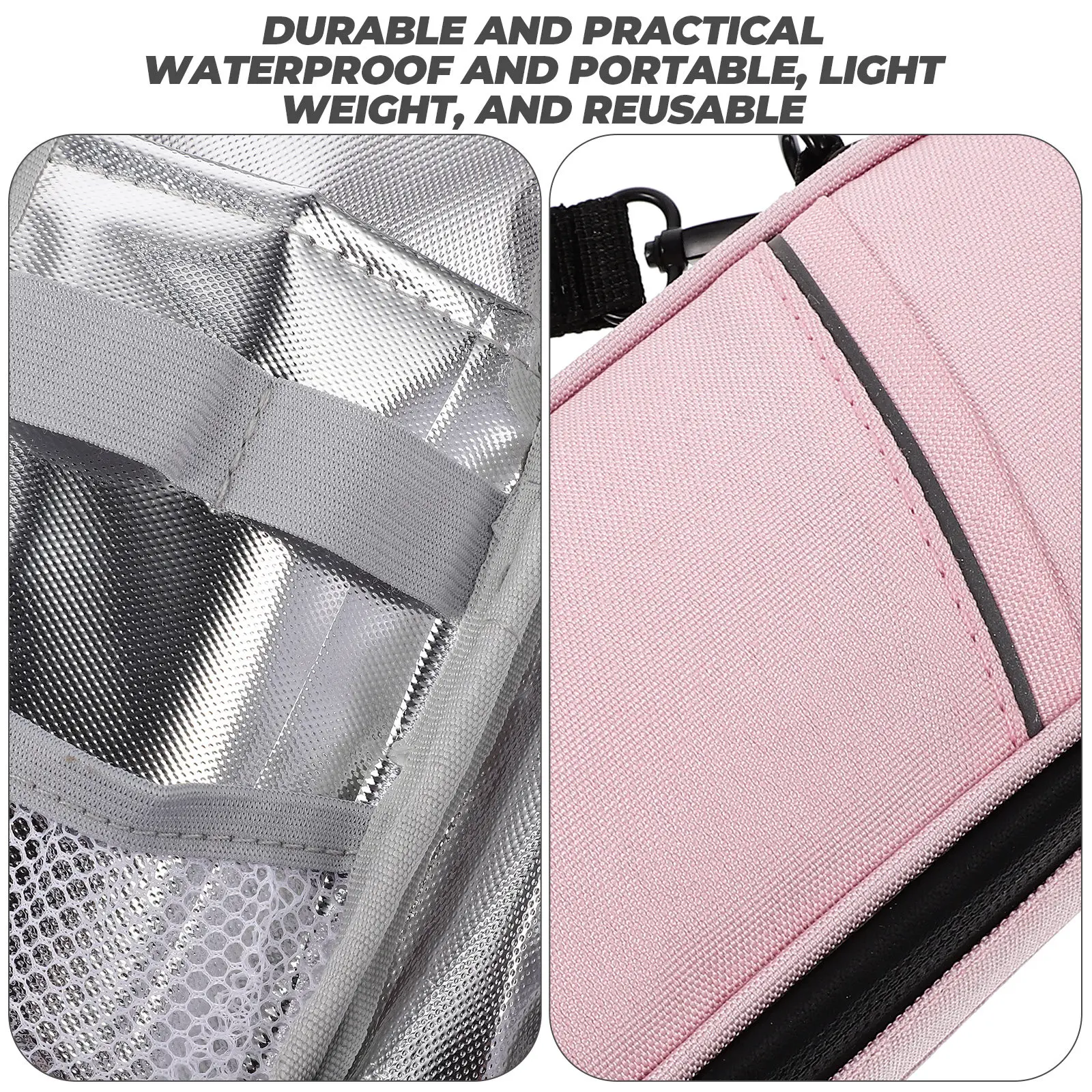 Reusable Insulin Travel Case Zipper Airtight Insulated Pouch for Diabetic Medicine Storage on Business Trips