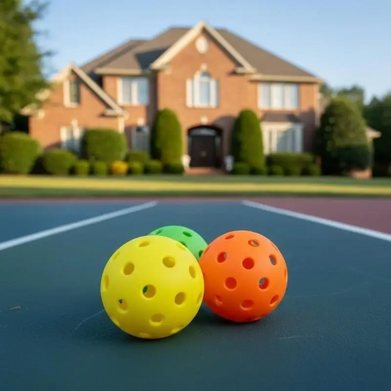 Pickleball Match Balls 6/12 PCS 74mm 40 Holes Colorful Stable Bounce Wearproof for Professional Amateur Players
