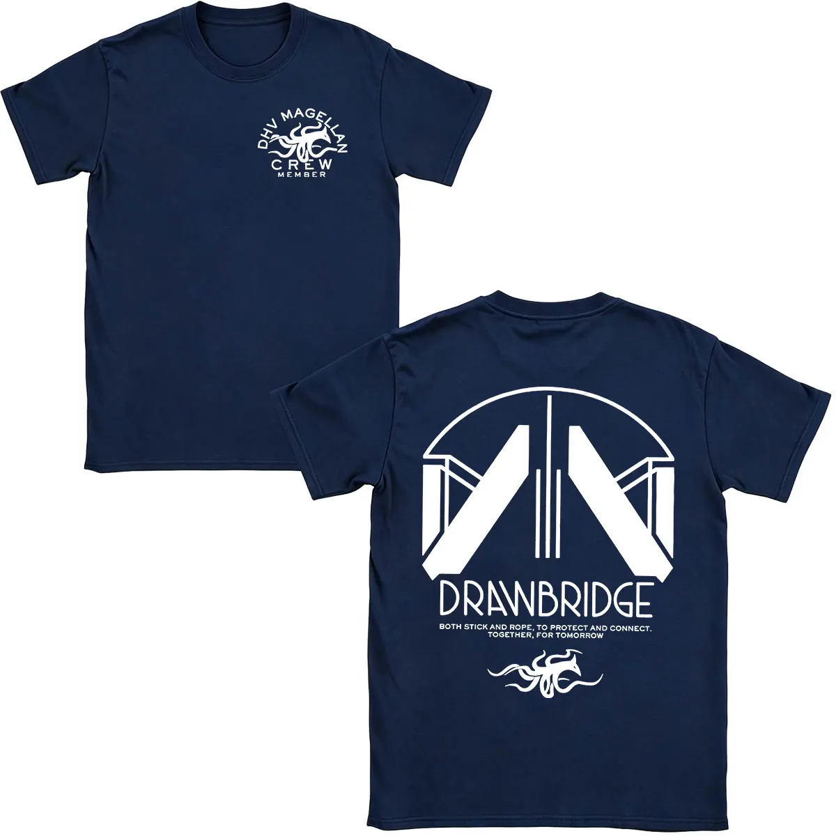 DHV MAGELLAN Crew Member Game DEATH STRANDING 2 on The Beach T-shirts Men Women Clothing Fashion Oversized Casual Cotton T Shirt