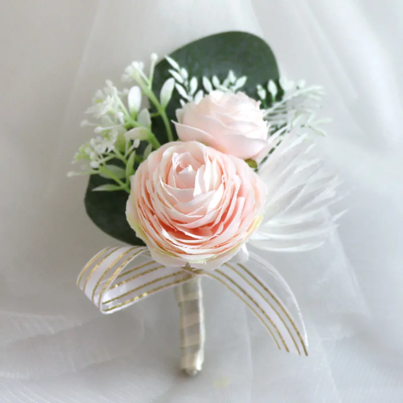 Buste de Mariage Coréen à Rabat pour Mariée, Demoiselle d'Honneur, Sœurs, Petite Amie, Fleur de Poignet, 216.239.