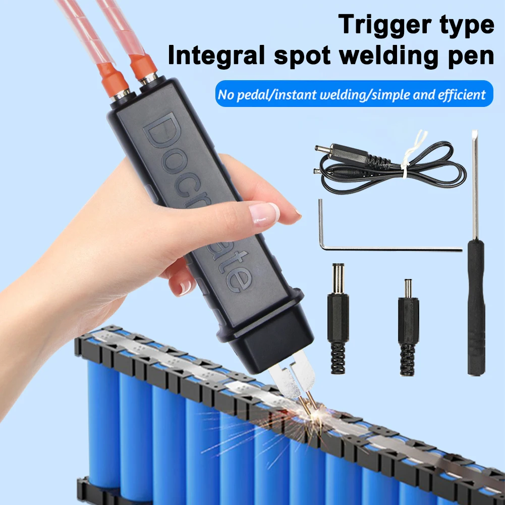 1500A Spot Welding Pen Integrated Spot Welder Hand-held with Automatic Trigger For 18650 Battery Trigger Weld Mini Spot Weld