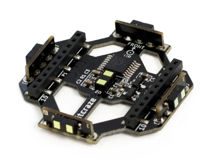 Multi-ranger deck based on 5 VL53L1x ToF sensor ranging for obstacle avoidance
