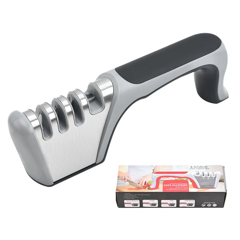 Kitchen Knife Sharpener 4 Stages Ceramic Whetstone Sharpener Knives Sharpening Stone Tool