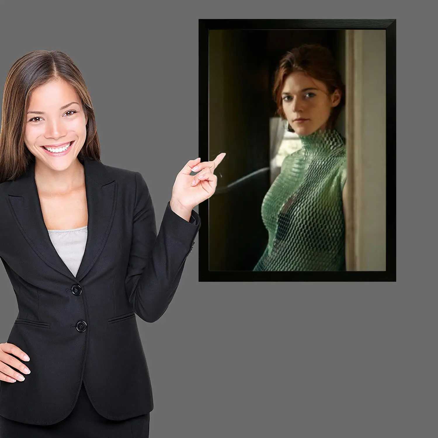 ملصق فني من القماش من Rose Leslie، طباعة صورة فنية جدارية، ملصقات ديكور غرفة نوم عائلية حديثة، لوحة زخرفية