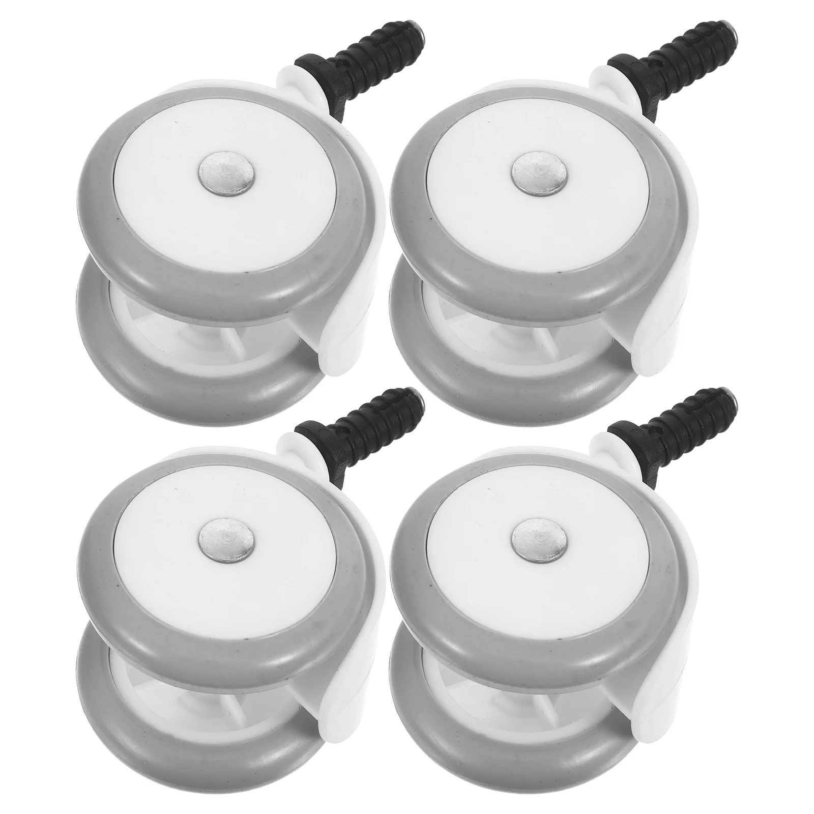 

4Pcs Baby Stroller Wheels Replacement Silent Swivel Stem Caster for Toddler Walker Smooth Movement Walker Wheel Replacement