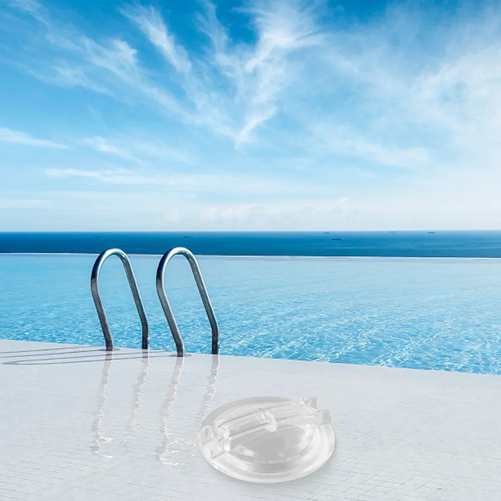 High Quality Brand New Cover Threaded Strainer Lid Transparent 1 Pcs Compatible Garden Pool Pump Cover SP3000X