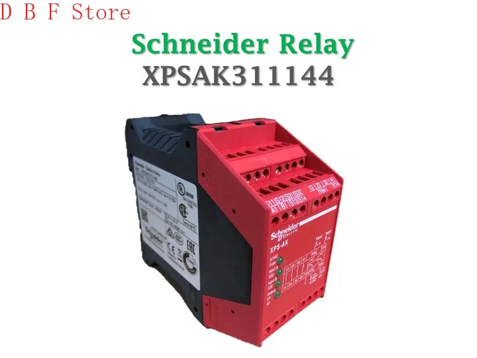 100% Original Made In Indonesia XPSAK311144 24 V AC/DC 12 A Schneider TeSys Safety Relay