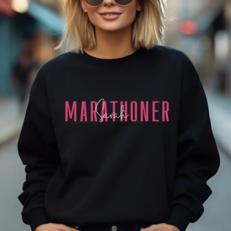 Customization  Marathoner Sweatshirt 26.2 Running Gift 2026 Marathon Athletes Hoodie Women's Pullover Men's Pullover Sweatshirt