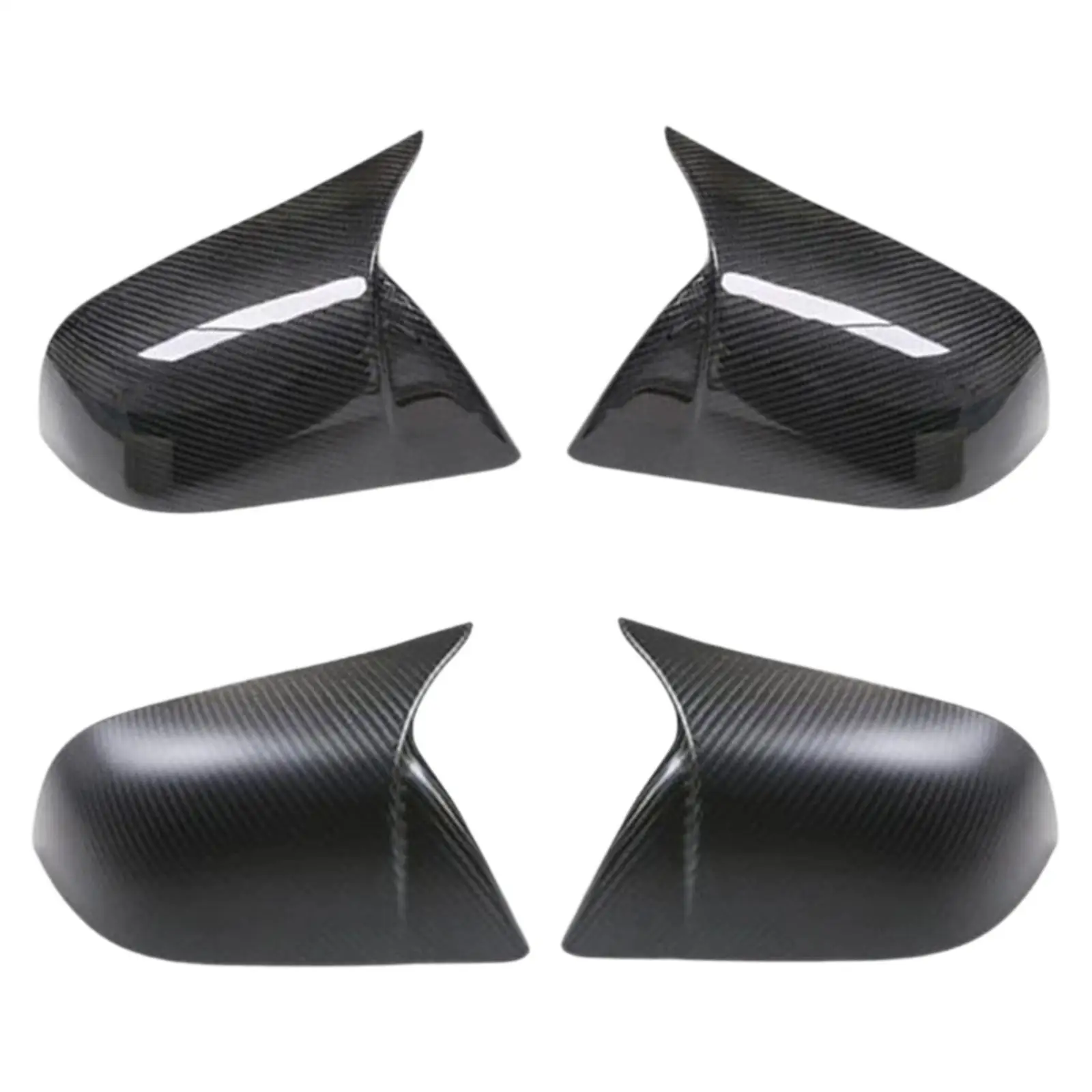 

2x Directly Replace Car Mirror Housing Premium Sturdy Side View Mirror Covers Door Side Mirror Protector for Tesla Model 3
