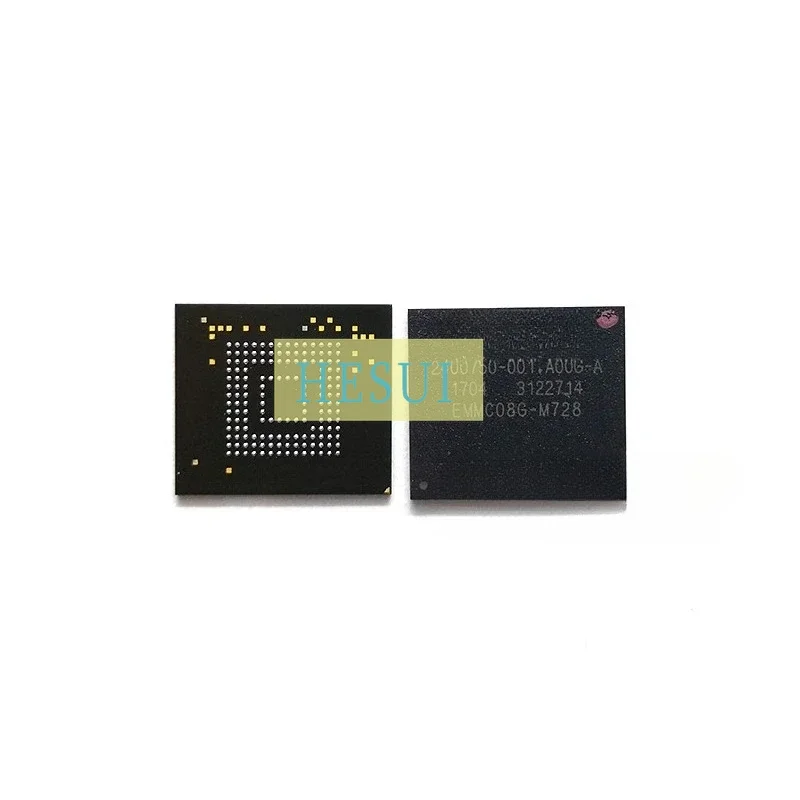 Used&Not NEW&Send after Measure EMMC08G-M728 version 5.1 eMMC flash memory font, hard disk IC original brand new