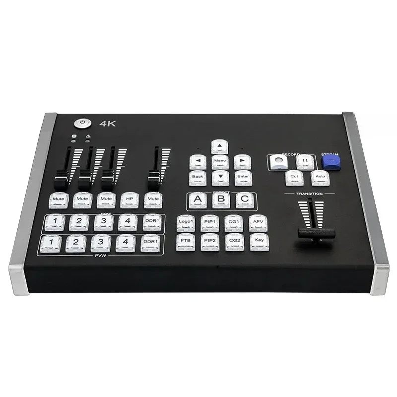 Portable 4K Video Mixer With High-definition Video Special Effects And Streaming Capabilities, 4h Switcher