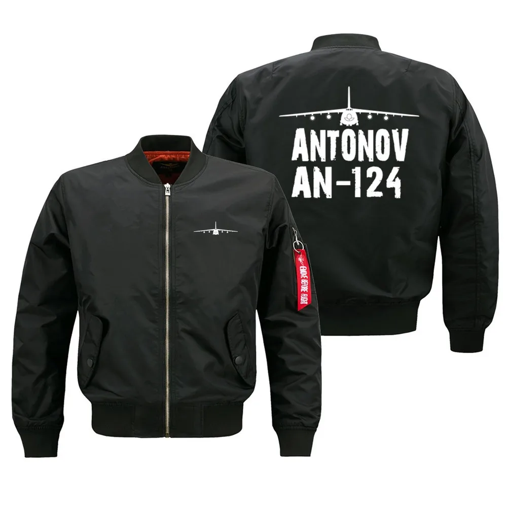 

New Autumn Winter Outdoor Windproof Man Baseball Coats Antonov AN-124 Pilots Military Flight Aviation Men Ma1 Bomber Jacket