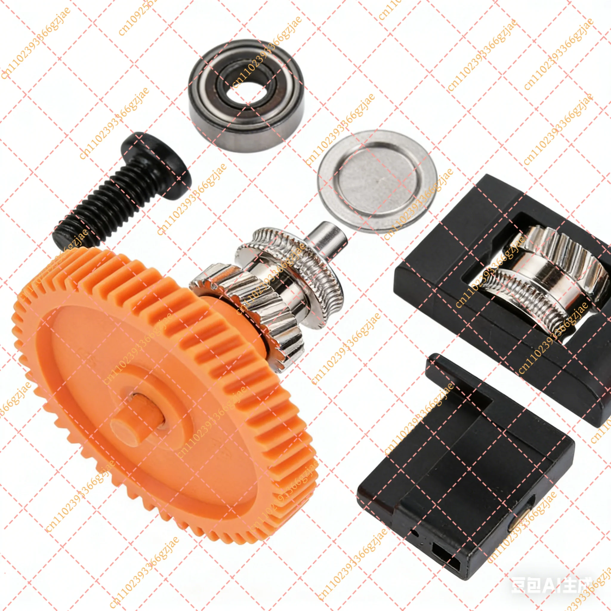 YF Brand New for Bambu Lab Bambu Lab A1 A1mini A2L X1 P1 P2S H2D H2C Extruder Gear Assembly 3D Printer Accessory