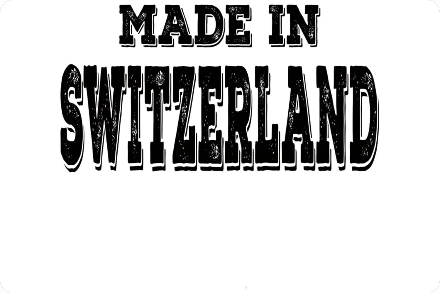 Switzerland gift Aluminum Poster Signage Interesting Retro Wall Decoration   Perfect for Home Doors Gardens Bars Restaurants Caf