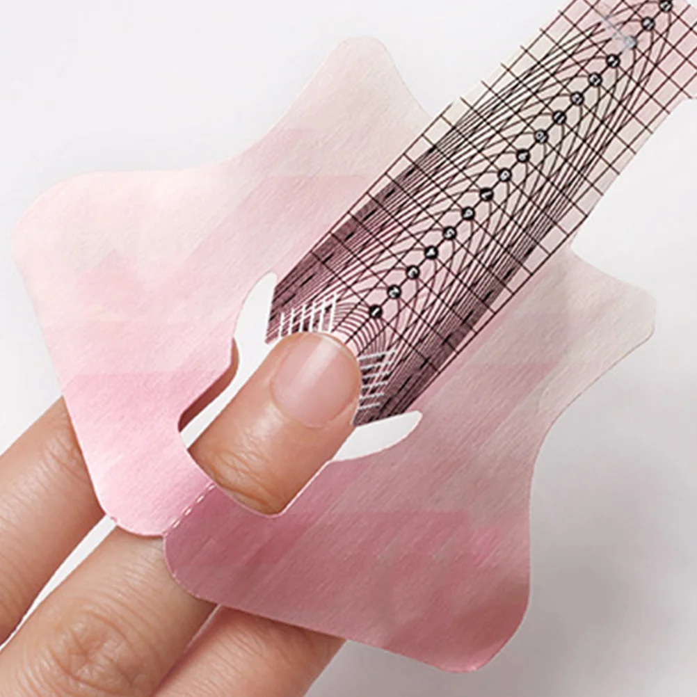 

1 Roll Nail Extension Form Professional Positioning Guide Sticker for Acrylic Uv Gel Nails Manicure Supply Nail Art Extension
