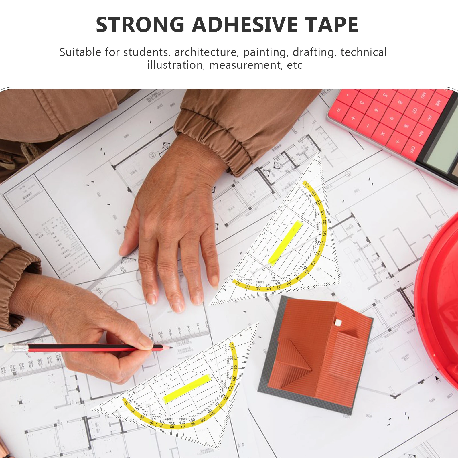 

6 Pcs Triangular Ruler Set Geometric Measurement Triangle Rules for Drawing Clear Scale & Precise Sizing Stationery Students