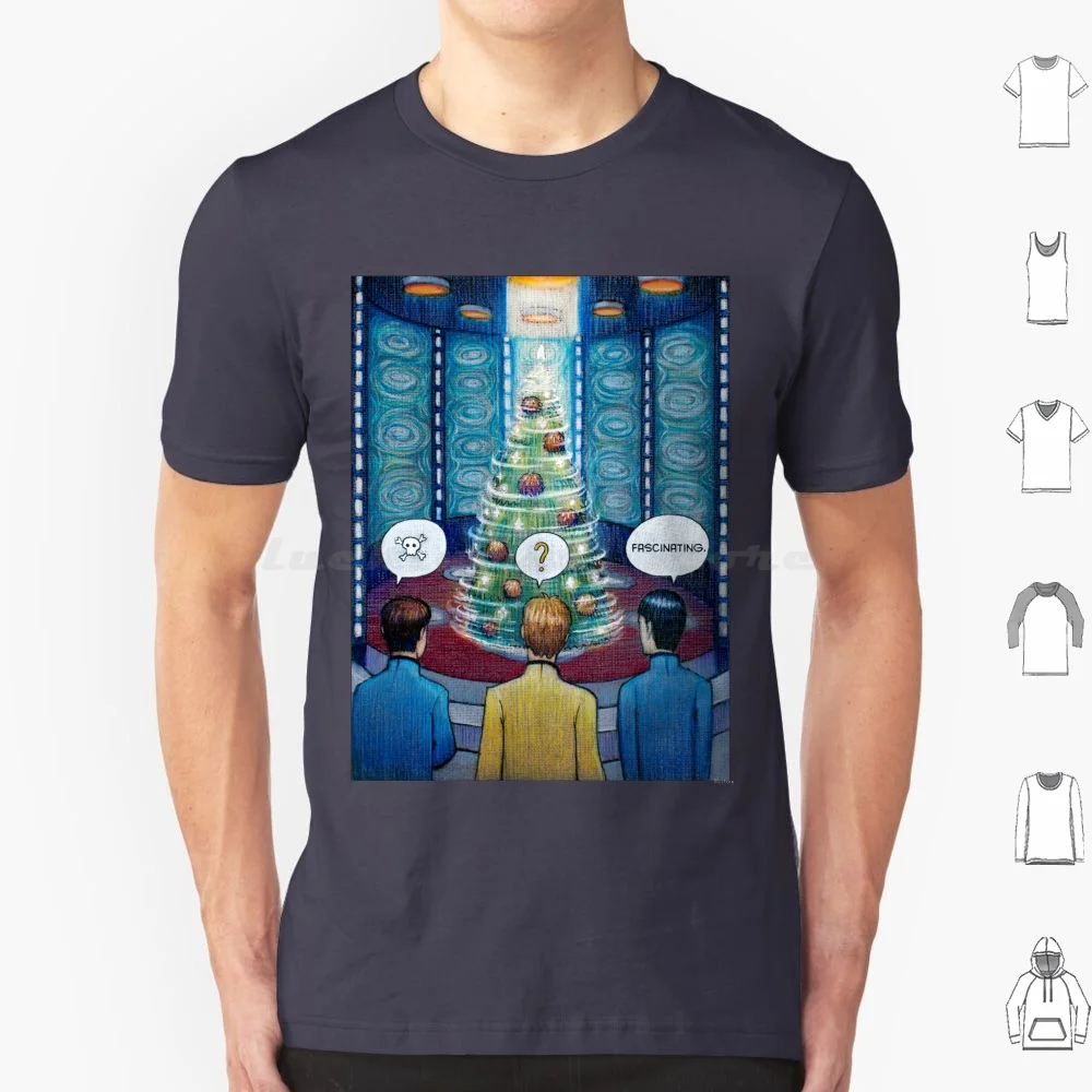 Camiseta navideña con estampado de estrellas para hombres, mujeres y niños, 6xl, Star Kirk Spock Bones, James Kirk, Leonard Mccoy, Jim Mccoy Enterprise Ncc 1701