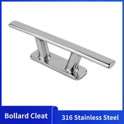 Boat Accessories Dock Cleat 316 Stainless Steel Boat Mooring Bollard Cleat 6/8/10/12 Inch for Marine Yacht