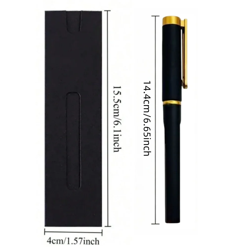 15pcs Gel Pen x 15pcs Black Pen Case for Office Wedding Graduation Business Activities Ideal Promotional Pen Gifts
