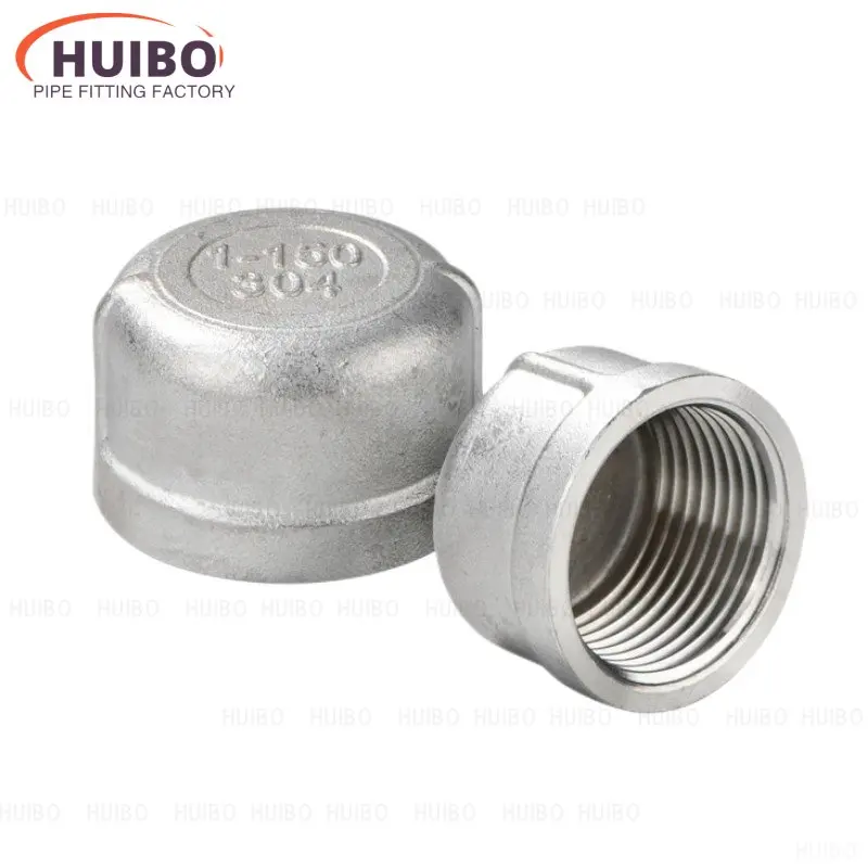 304 stainless steel Inner Silk Tube Cap Pipe Plug Fittings 1/8\