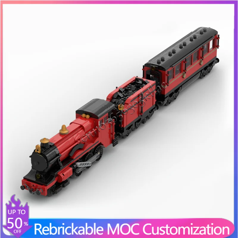 

Набор строительных блоков 948 деталей: Поезд Express 75955, технологичная модель MOC, развивающая игрушка для детей, подарок на день рождения