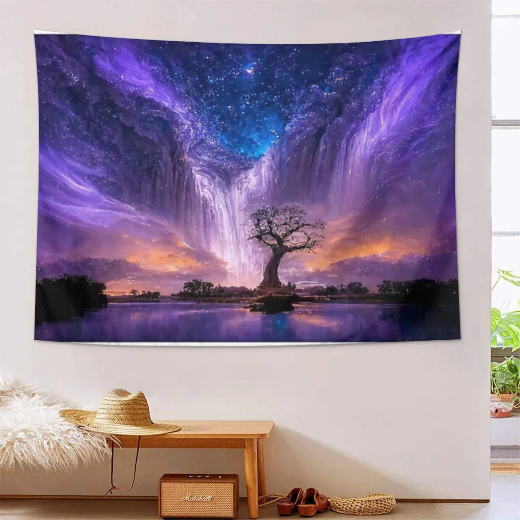 

Aurora borealis sky Tapestry Home And Decoration Wall Art Tapestries Room Decors