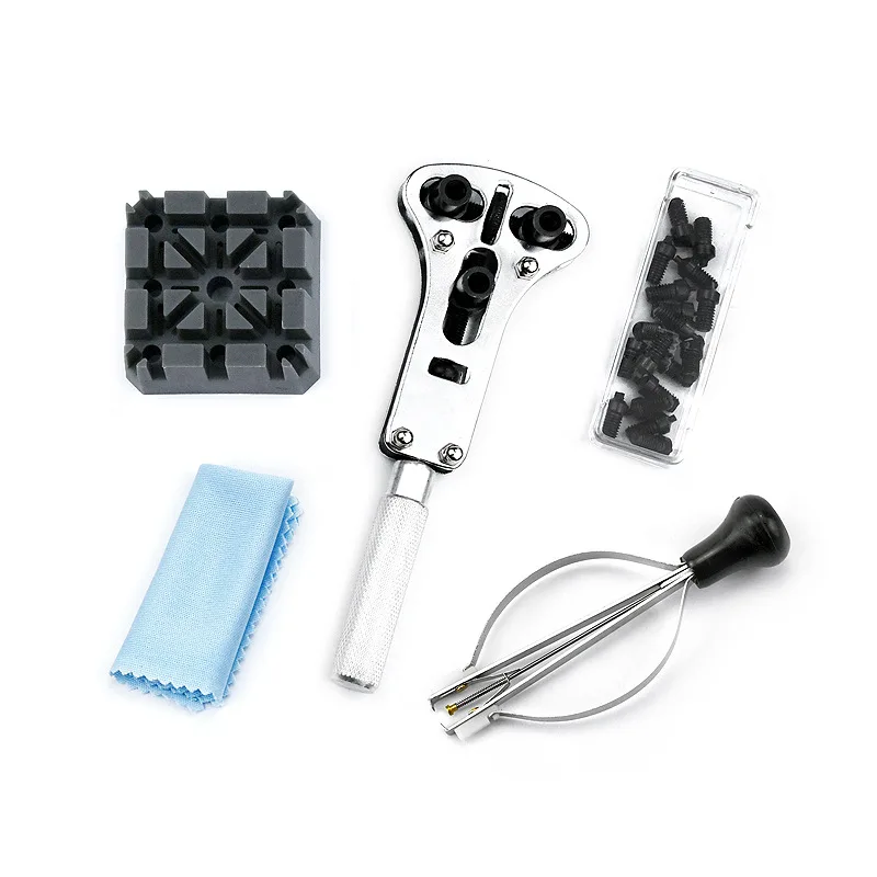 Universal Watch Repair Tool Set with Ears/Claws/Magnifier Ultra Full Accessories Suitable for Watch Clocks and Digital Products