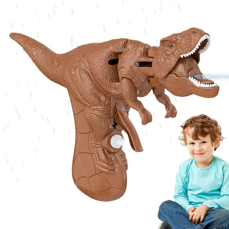 

New Dinosaur Pool Toys ABS Cute Rotating Head Dinosaur Water Sprinkler Interactive Water Squirter Toy Hand Eye Coordination Toys