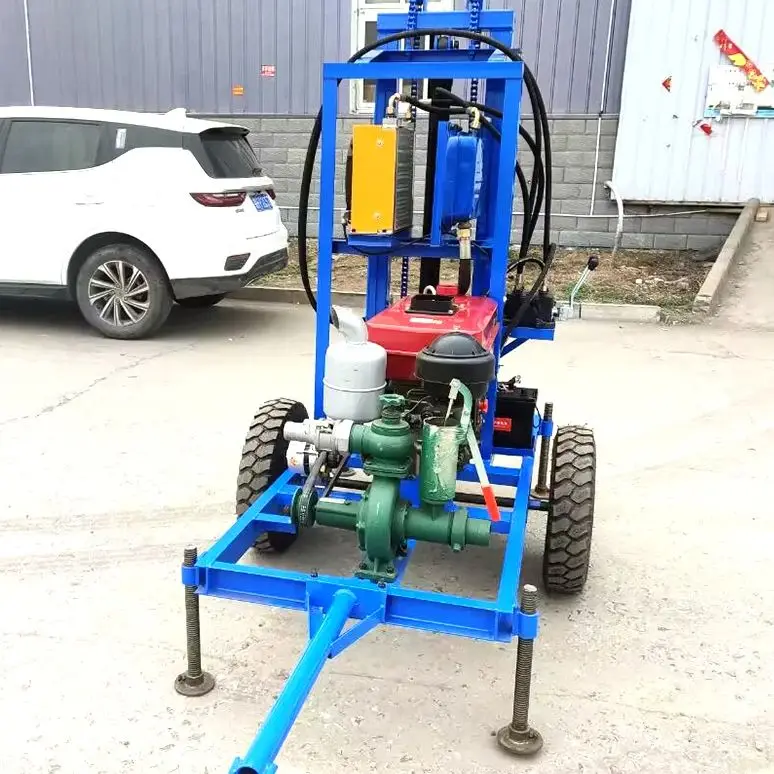 

Индивидуальная дизельная гидравлическая буровая установка для водяных скважин 100м 150м 180м 22 л.с. 25 л.с. 28 л.с. 30 л.с. 35 л.с. с высокой мобильностью