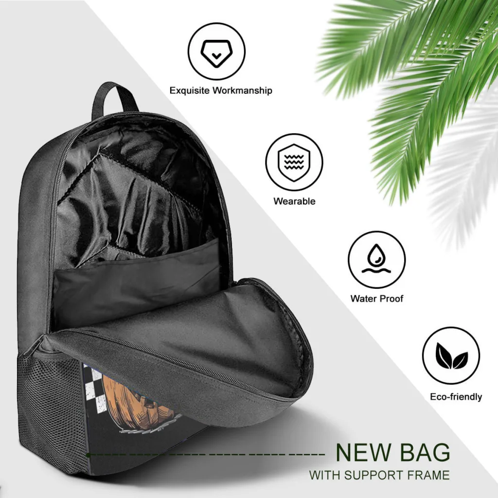 Nova moda d ~ isn_ey mochila grande capacidade na moda saco de livro multi-bolsos ajustável 17 polegadas