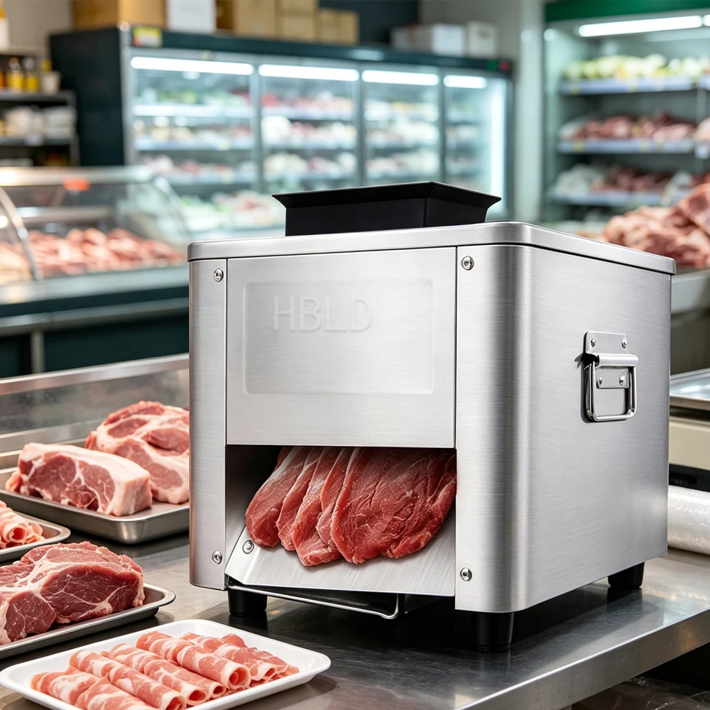 Commercial Meat Shredder Electric Meat Cutter Automatic Slicing Machine for Restaurant