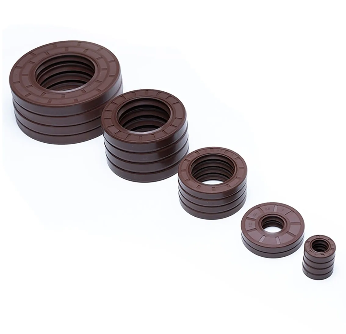1Pcs ID 25/30/35/40/45mm FKM TC/FB/TG4 Skeleton Oil Seal Rings Fluoro Rubber Double Lip Seal Gasket For Rotation Shaft