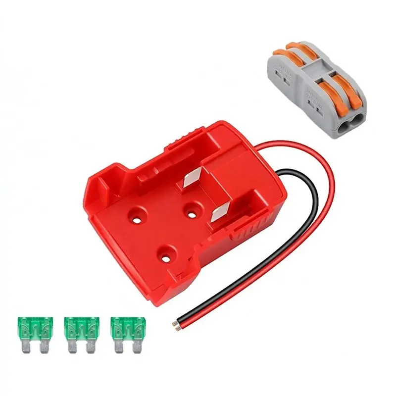 

FYBL-For 18V Lithium Battery Power Wheels Adapter- DIY Battery Adapter Dock Holder For 18V For Systems