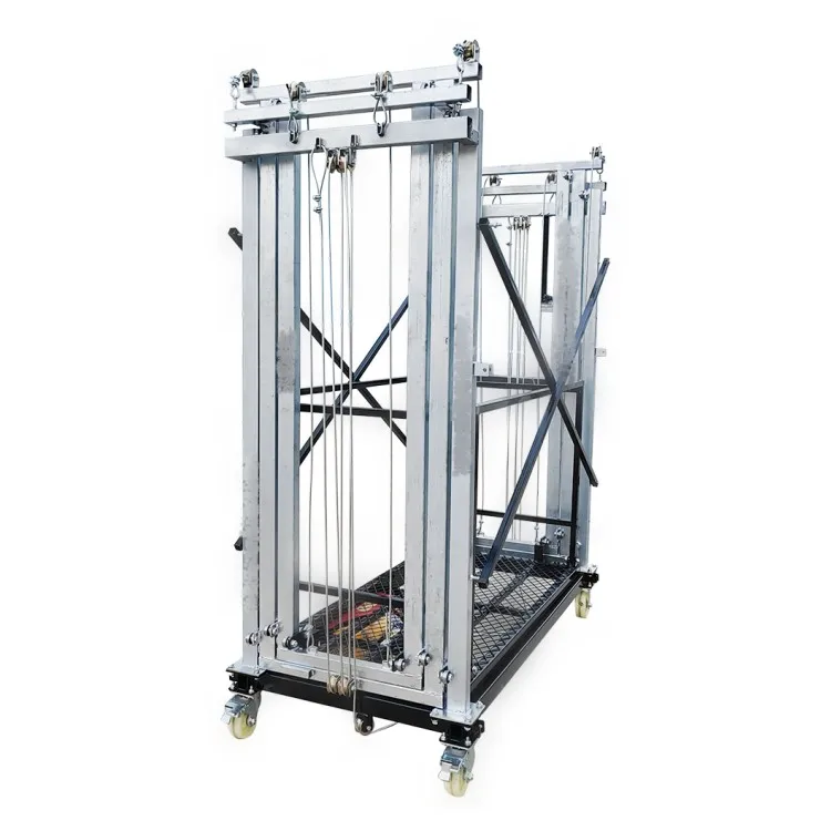 Material building materials lifting machine small building mobile electric vertical material lift