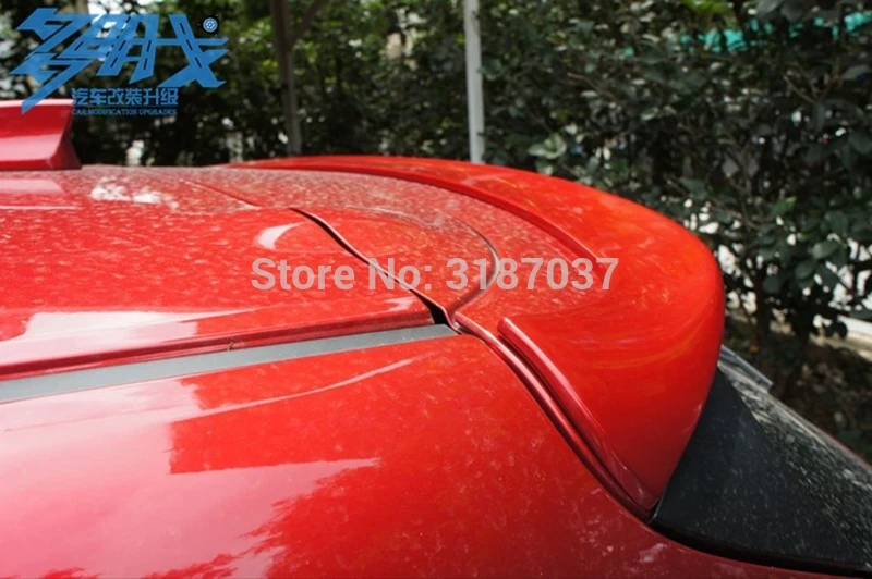 for Mazda 3 Axela Hatchback 2014 2015 2016 2017 ABS Plastic Unpainted Rear Roof Spoiler Wing Trunk Lip Boot Cover Car Styling