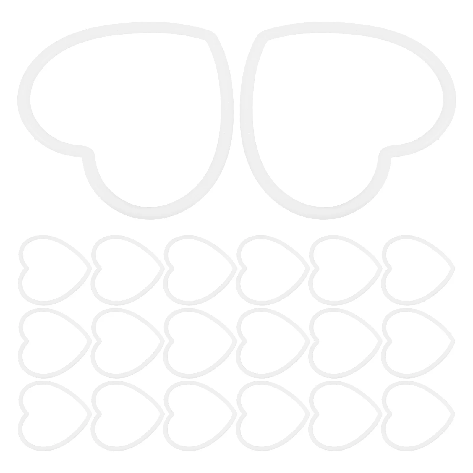 

30Pcs Dream Catcher Hoops Plastic White Stable for DIY Macrame Floral Wreath Craft Rings Dream Catcher Rings for Crafts