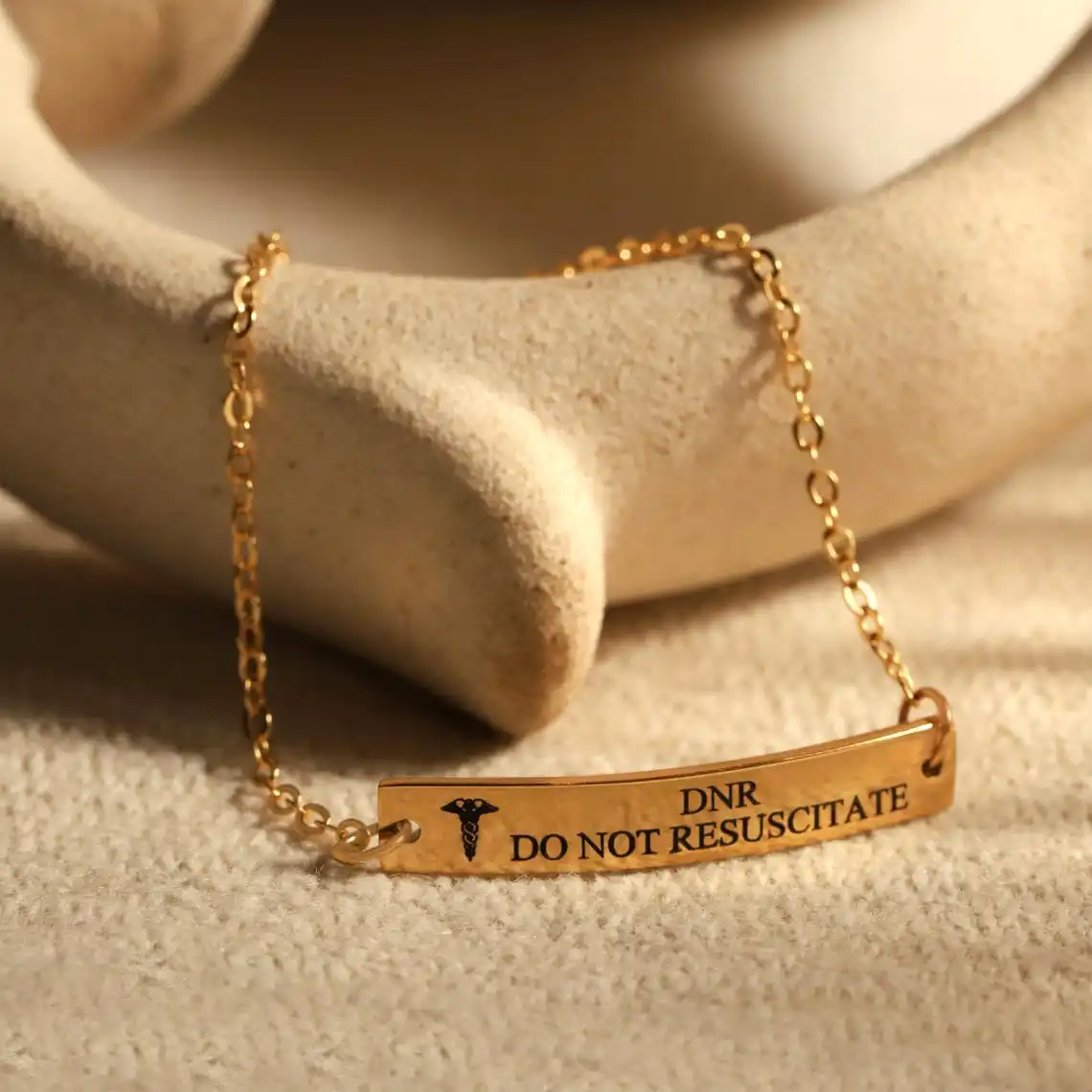 

Custom Medical Gold Bracelet Personalized Medical Alert Bracelet Women Penicillin Allergy Bracelet Autism Diabetic ID Jewelry
