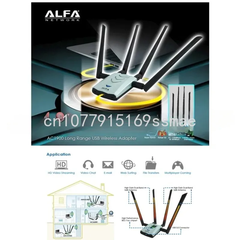 ALFA AWUS1900 RT8814U Kali Linux Netscout AirMagnet