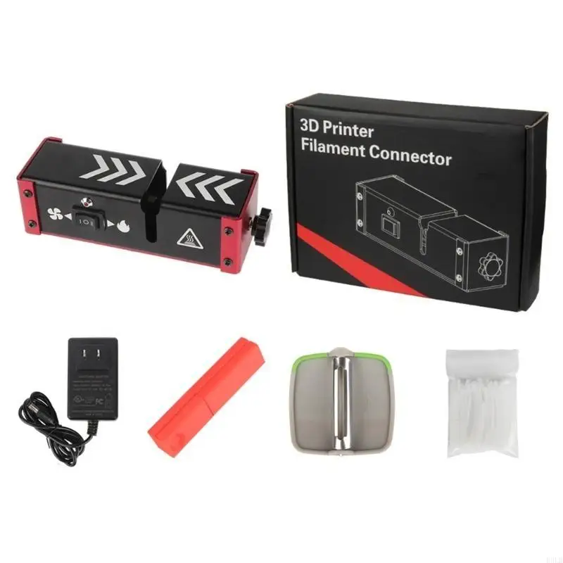

2025 New All Metal 3D Printing Filaments Splicer Connector for ABS, and Other 1.75mm Materials Seamlessly Splicing