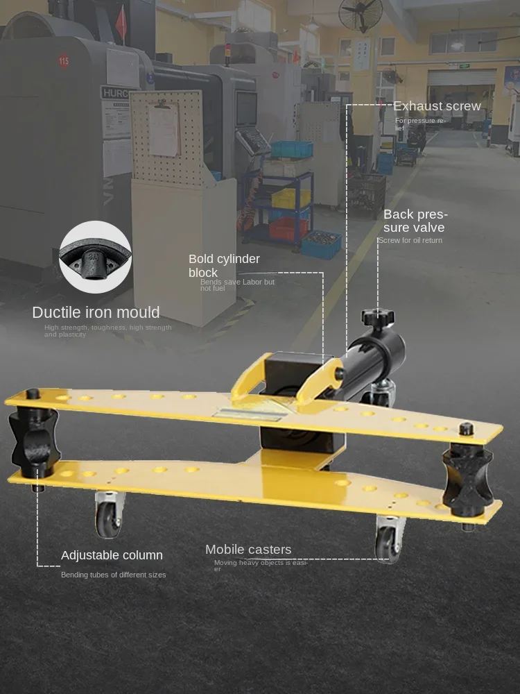 DWG Electric Hydraulic Pipe Bending Machine Electric Pipe Bending Machine,