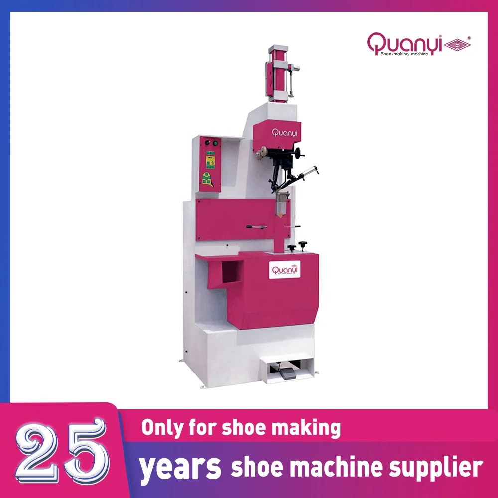 Simple Semi-auto Air Bag Sole Pressing Shoes Heel Nailing Machine